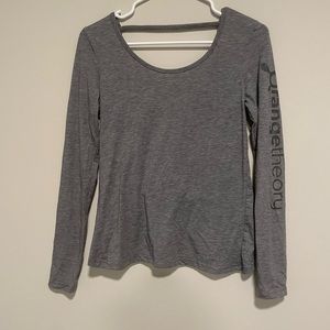XS Orangetheory gray sweater